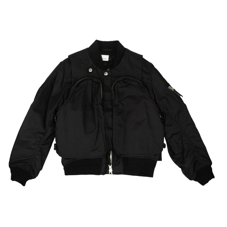 Buy Burberry Nylon Twill Bomber Jacket 'Black' - 8012096 | GOAT