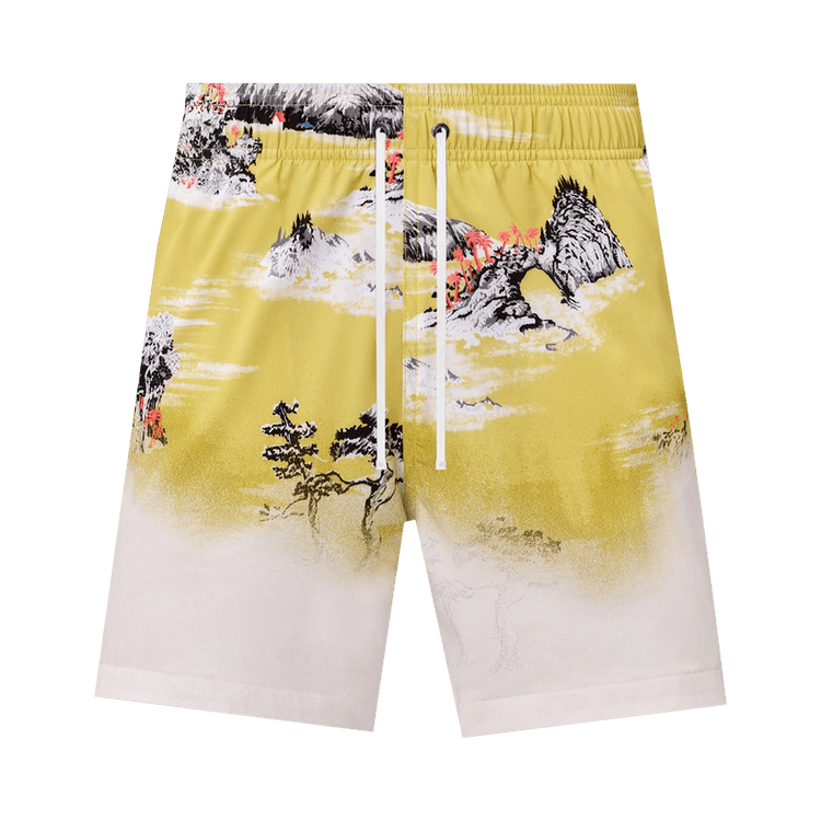 【定価9.3万】Amiri Aloha Beach Cabana Shorts Aloha Beach Cabana Swim Shorts, Canary Yellow | The Webster