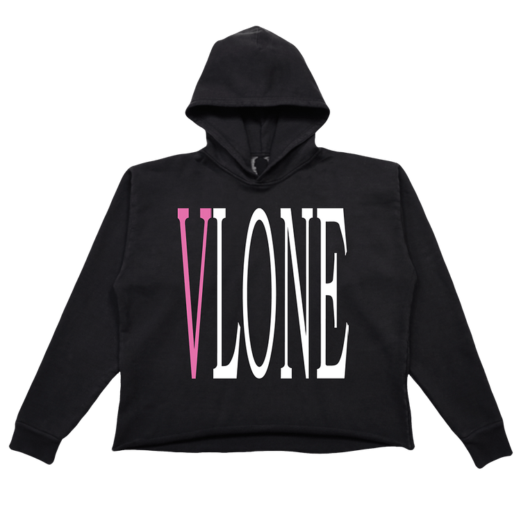 Buy Vlone Staple Hoodie 'Black/Pink' - 1020 1SS210106SH BLPK | GOAT