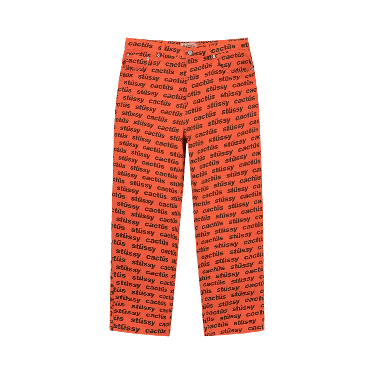 Stüssy Big Ol' Jeans Cactus 34inches Double Big Ol' Washed Canvas Jeans Cactus – On Sale Now with