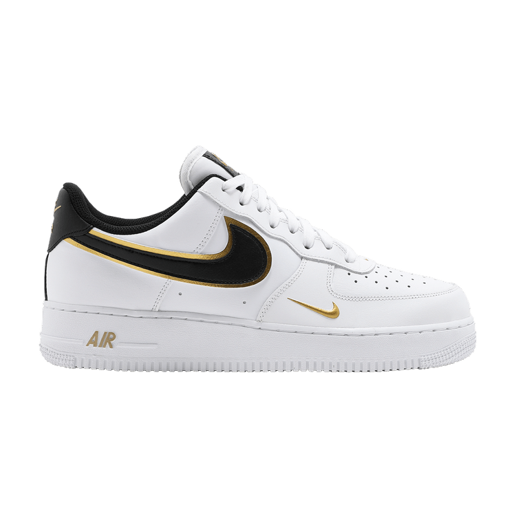 Nike Air Force 1 '07 LV8 ''Double Swoosh - White/Black/Gold'' Sneakers -  Farfetch