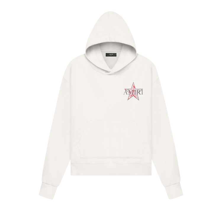 Buy Amiri Paisley Star Hoodie 'White' - MJGH016 100 WHIT | GOAT