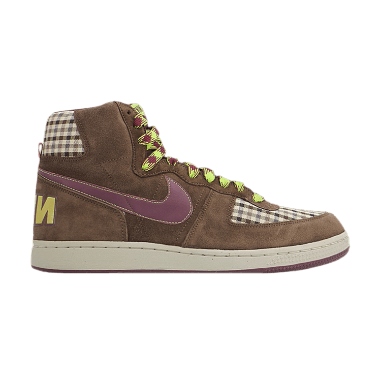 Nike Terminator High Plaid Trail End Brown