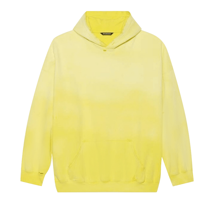 Balenciaga oversized hoodie yellow shop