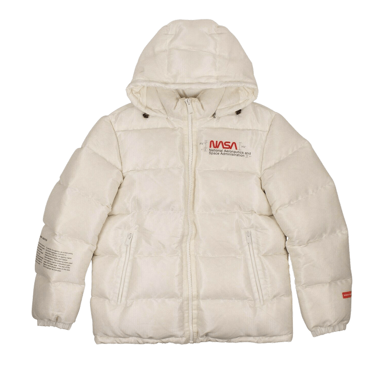 Buy Heron Preston Nasa Space Jacket Off White HMED003F197830180288 GOAT UK