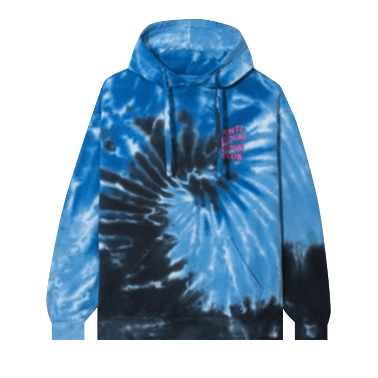 Anti social social deals club thai dye hoodie