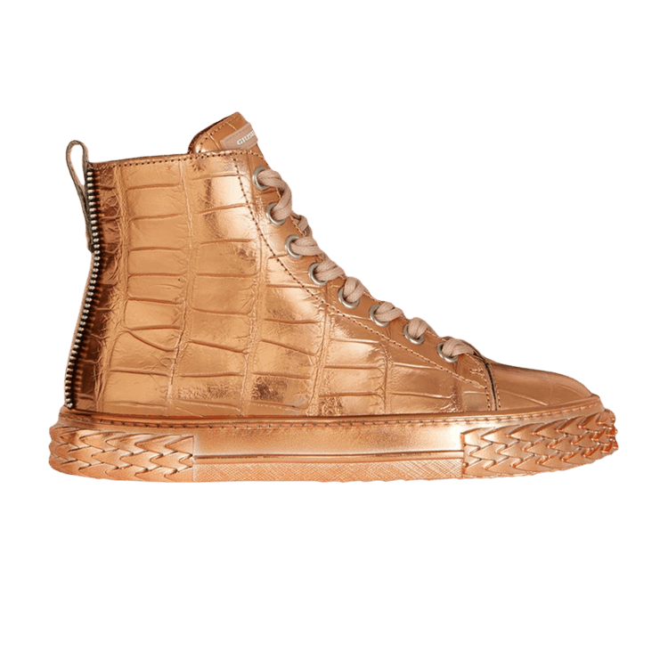 Giuseppe Zanotti Blabber High 'Rose Gold Crocodile' | GOAT
