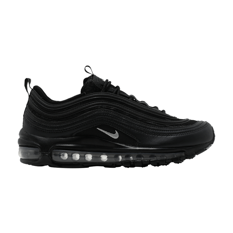 black silver air max 97