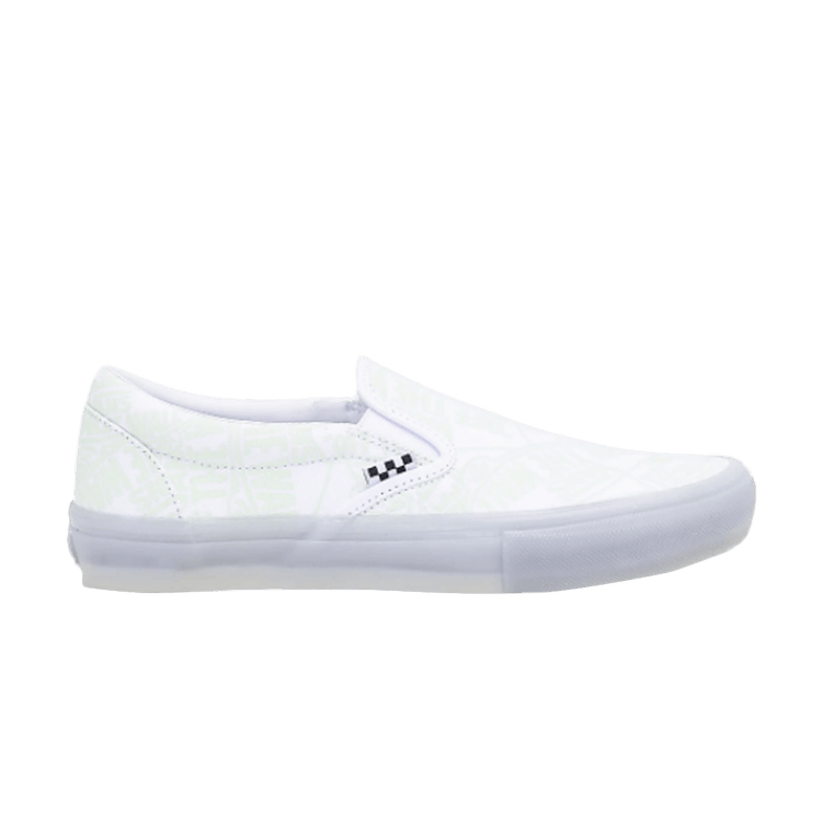 Zumiez x Skate Slip-On 'Glow In The Dark Checkerboard'