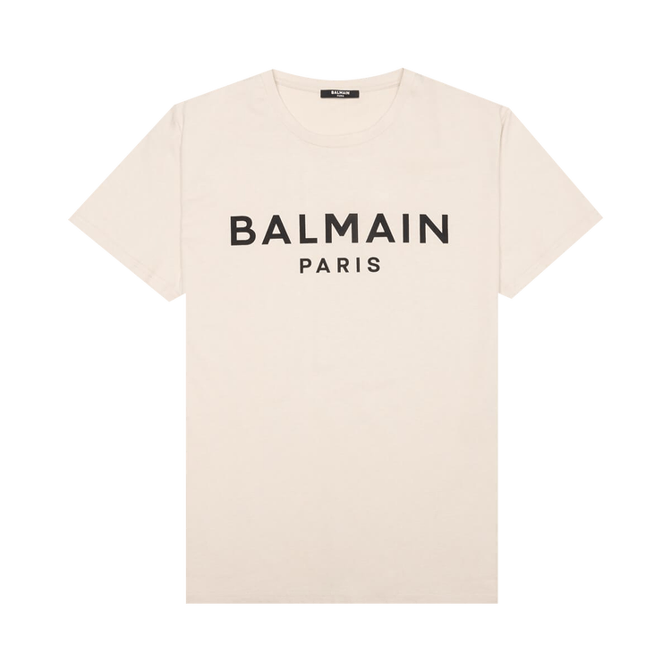 Balmain Coin Flock T-Shirt 'Blanc/Noir' | GOAT