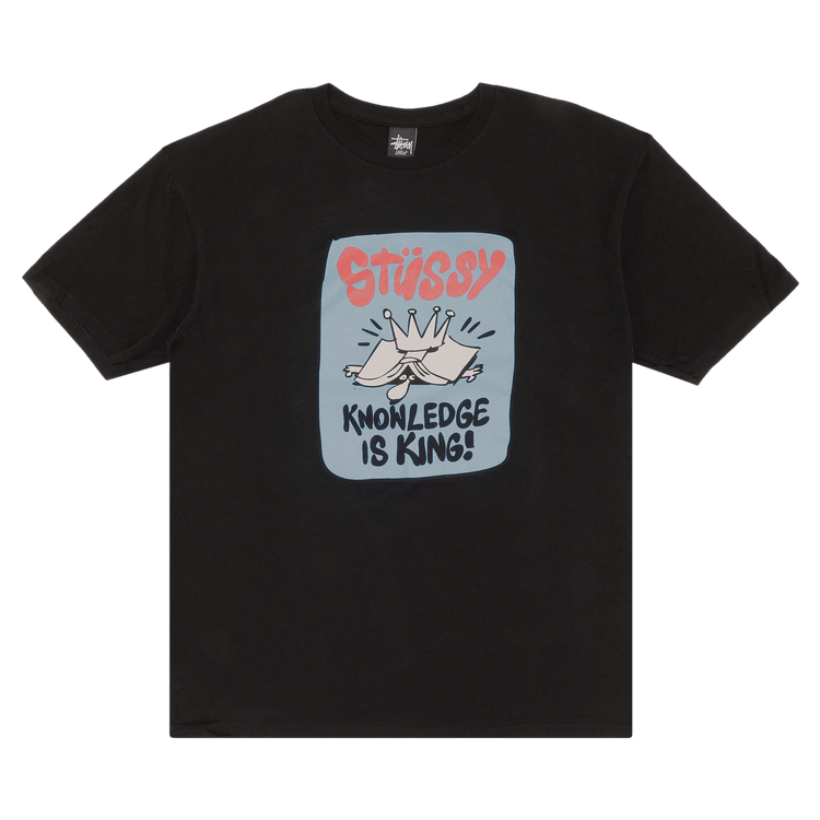 OldStussy Knowledge is King Tシャツ Vintage 90's Stussy Knowledge is King Tee – DESERT MOSS VINTAGE