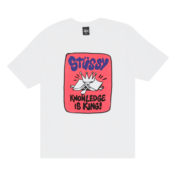 Vintage 90s Stussy Knowledge Is King Shirt - TokoPyramid