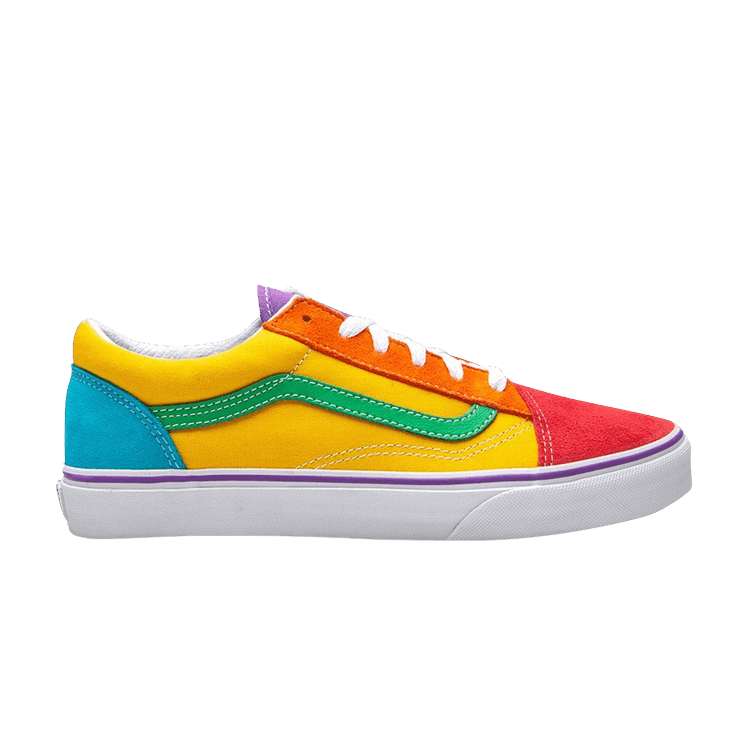 Old Skool Kids 'Rainbow Colorblock'