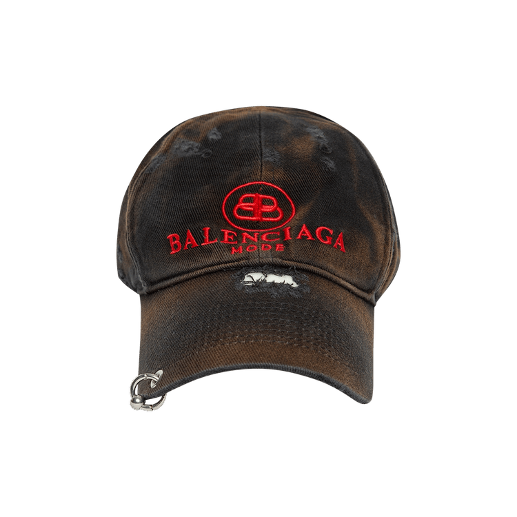 【Balenciaga】BBロゴ MODE キャップ ブラック×レッド 刺繍 Balenciaga Original cap, black with red BB mode logo | eBay