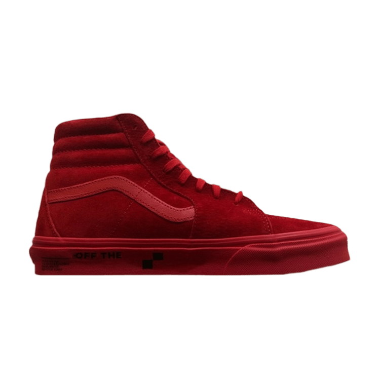 Sk8-Hi 'Nubuck Red'