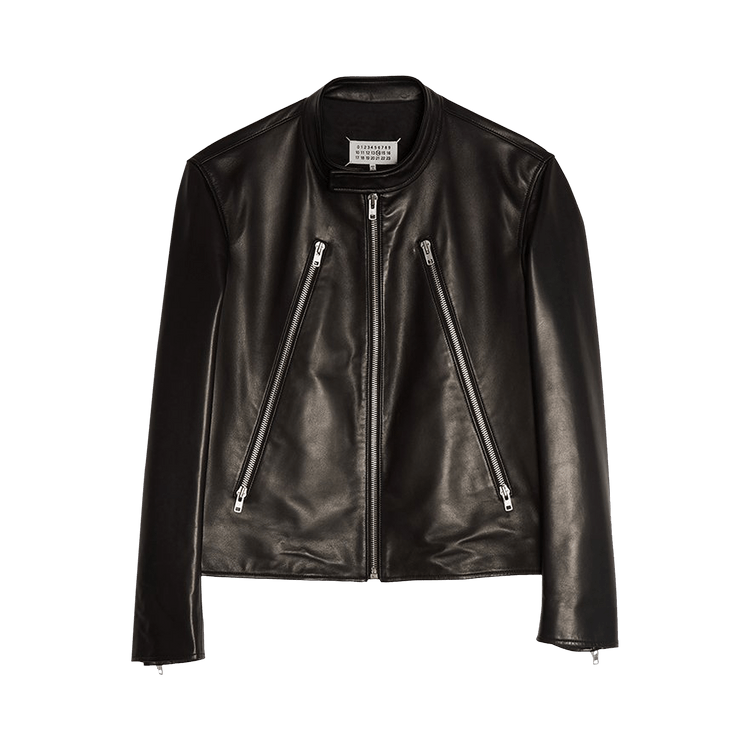 Margiela 5 sales zip leather jacket