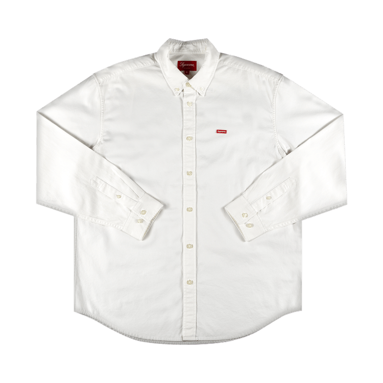 Buy Supreme Small Box Twill Shirt 'White' - FW21S30 WHITE | GOAT CA