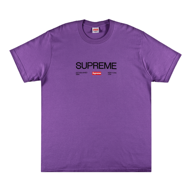 トップス Supreme Stick Tee \"Purple SUPREME STICK TEE PURPLE SIZE XL FW25 100% Authentic NWT w