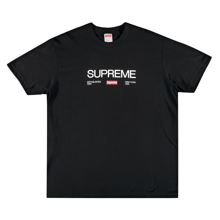 Supreme Est. 1994 Tee 'Black'