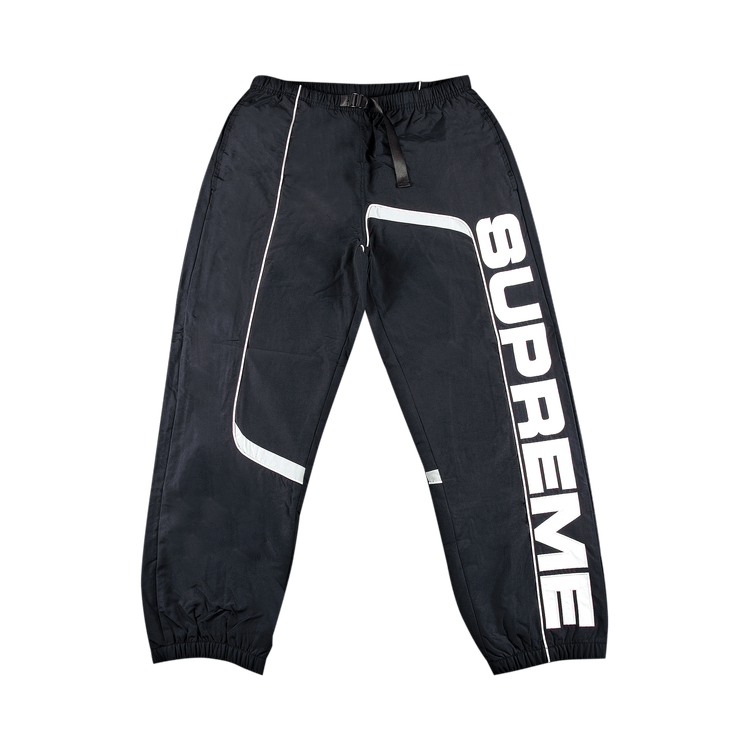 Supreme S Paneled Belted Track Pant 'Black'