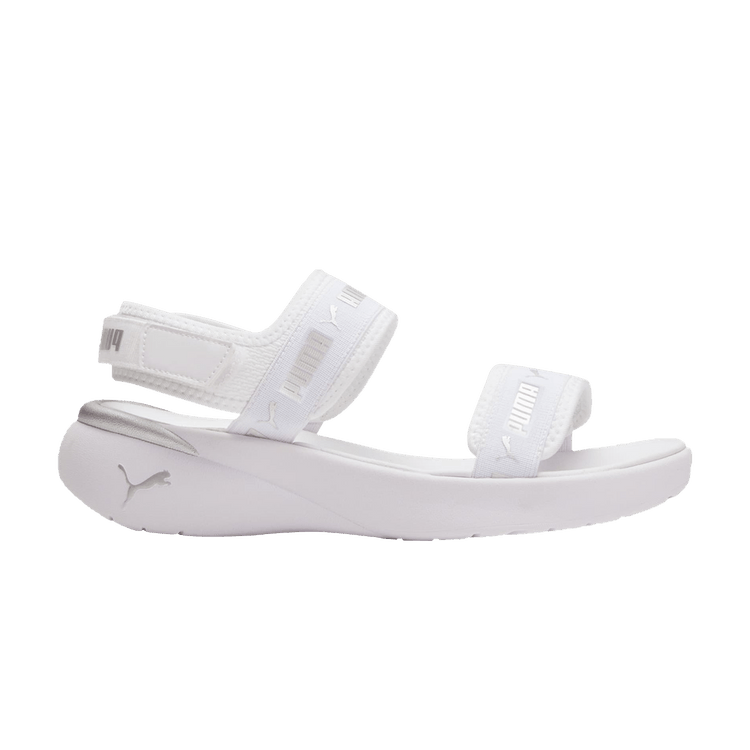 PUMA Sportie Sandal 'White Metallic Silver' (Women's)