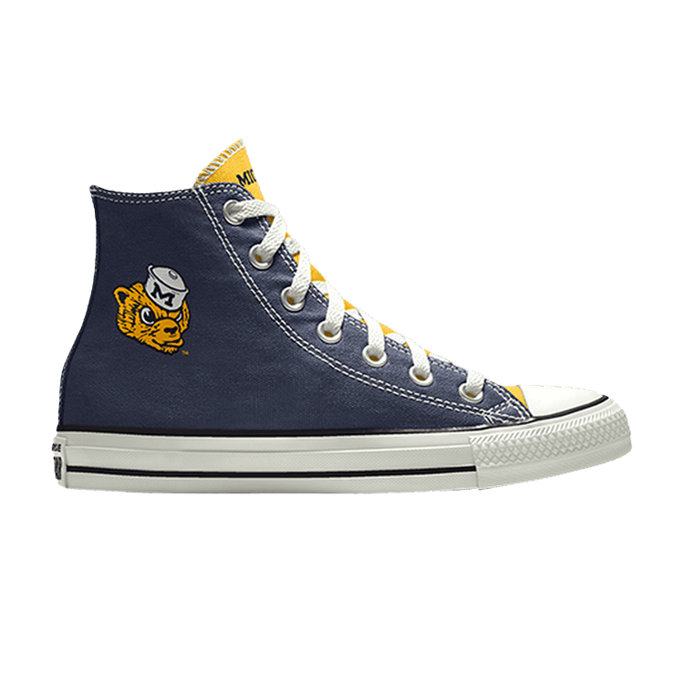 Chuck Taylor All Star High 'University of Michigan Wolverines' By You