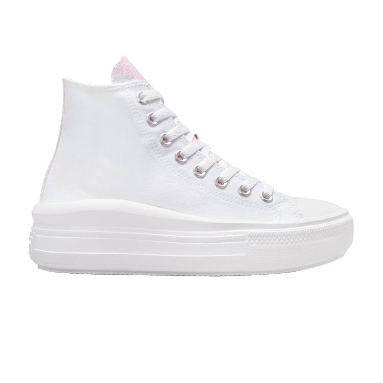 Wmns Chuck Taylor All Star Move High 'Hybrid Floral - White Pink Foam'