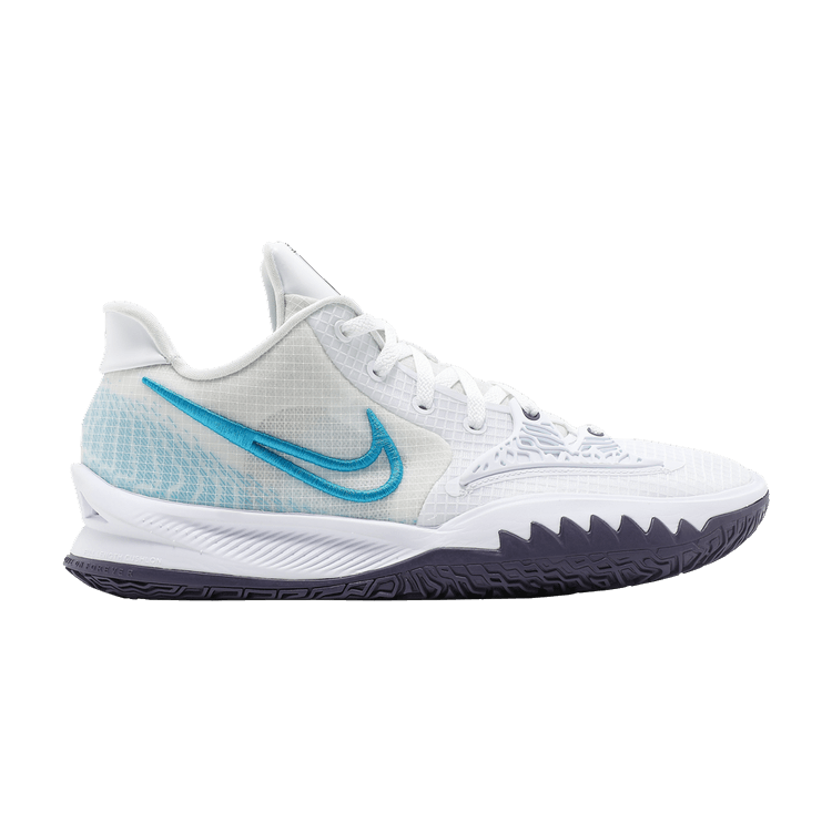 Kyrie 4 white and on sale blue