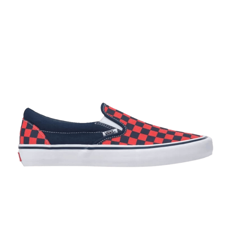 Slip-On Pro 'Checkerboard - Navy Orange'