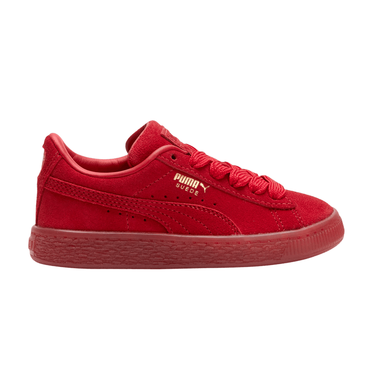Buy Suede Classic Little Kid Mono Gold Red 381571 01 GOAT