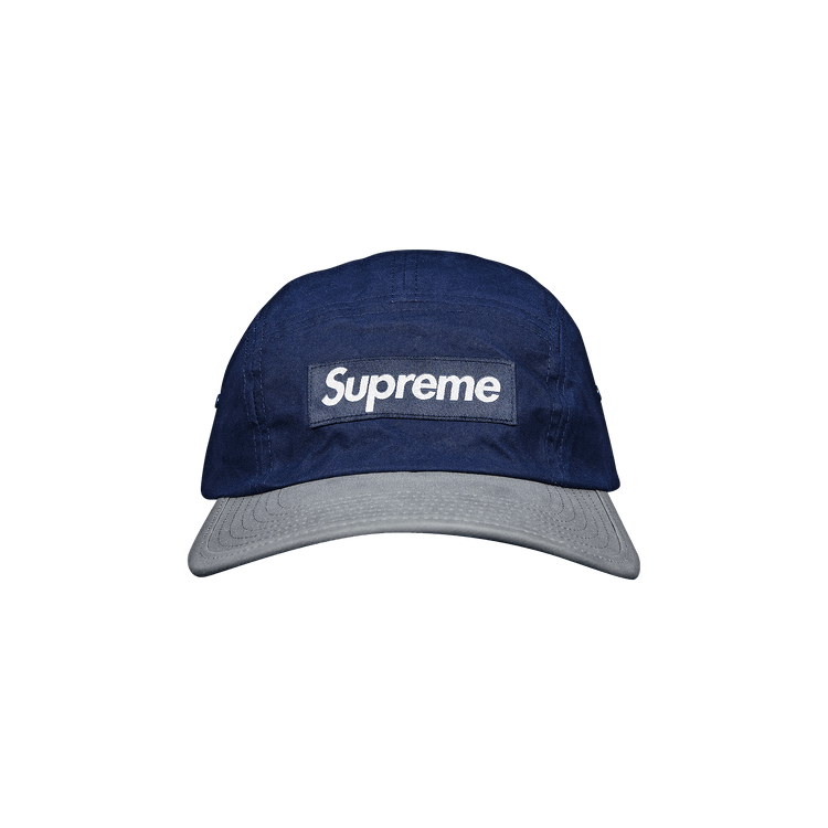 Supreme Waxed Cotton Camp Cap 'Navy'
