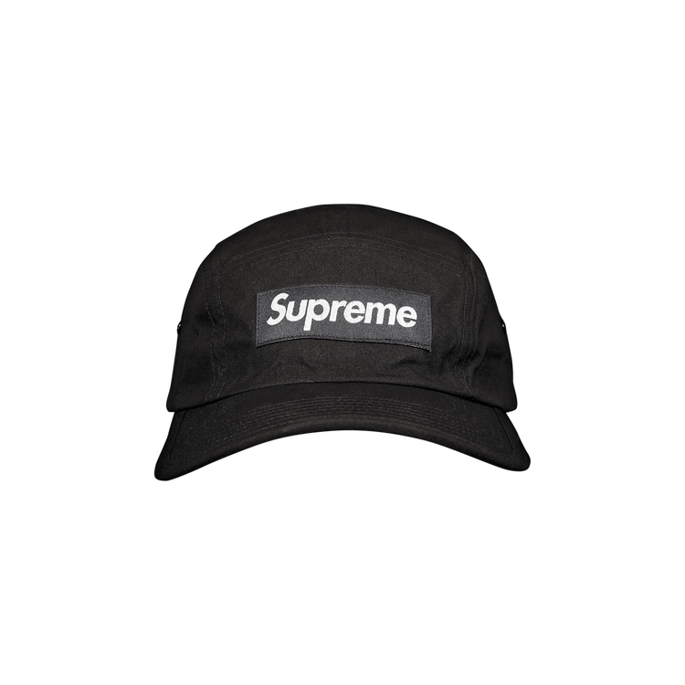 Supreme Inset Logo Camp Cap 'Black'