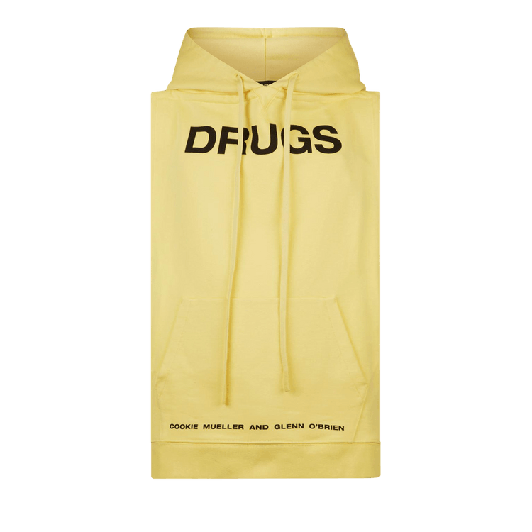 Buy Raf Simons Drugs Backless Cotton Jersey Sweatshirt Vest