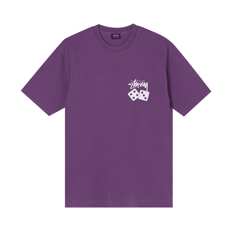 Buy Stussy Dice Pigment Dyed Tee 'Purple' - 1904721 PURP | GOAT