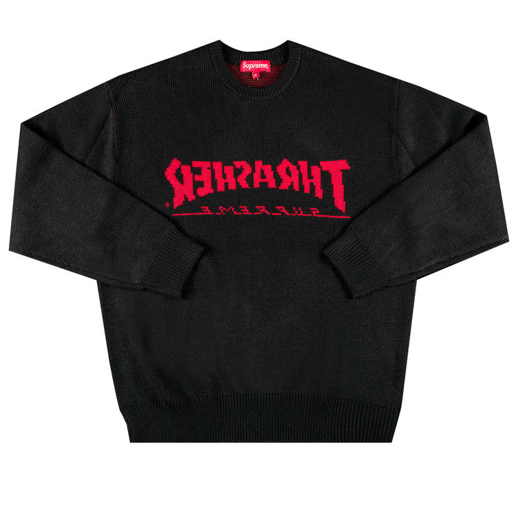 Buy Supreme x Thrasher Sweater 'Black' - FW21SK29 BLACK | GOAT