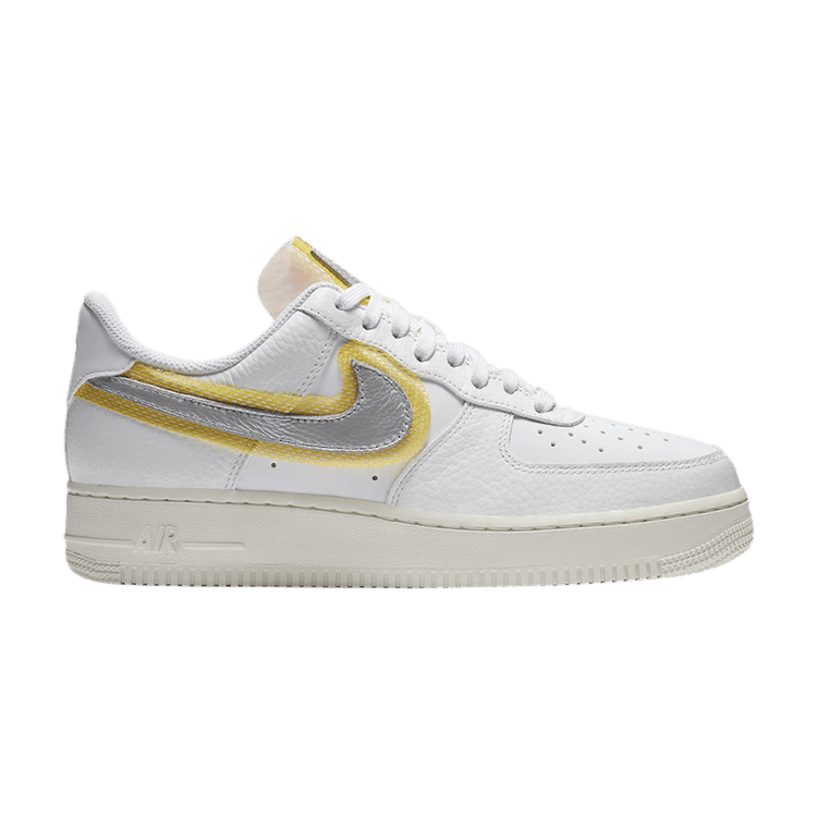 Buy Wmns Air Force 1 07 LX White Metallic Silver Gold CZ8104 100 GOAT