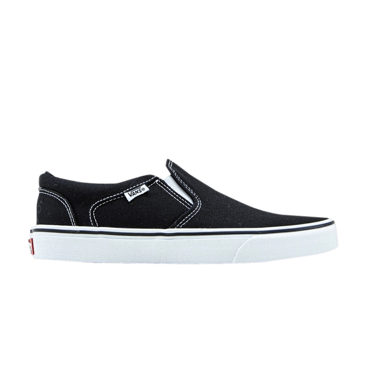 Vans Asher Black White