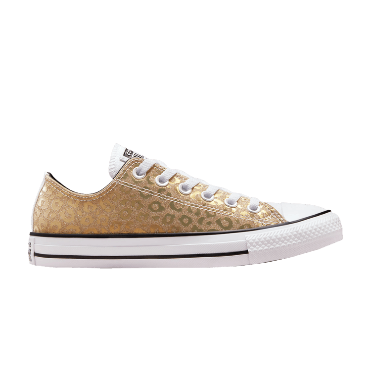 Wmns Chuck Taylor All Star Low 'Glitter Leopard Spots - Saturn Gold'