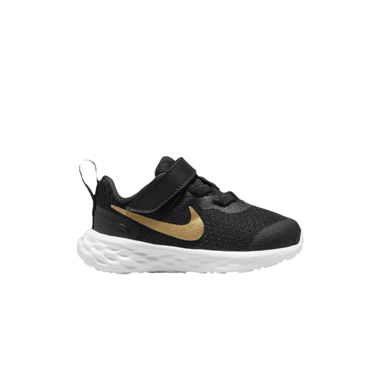 Nike Revolution 6 TD 'Black Metallic Gold'