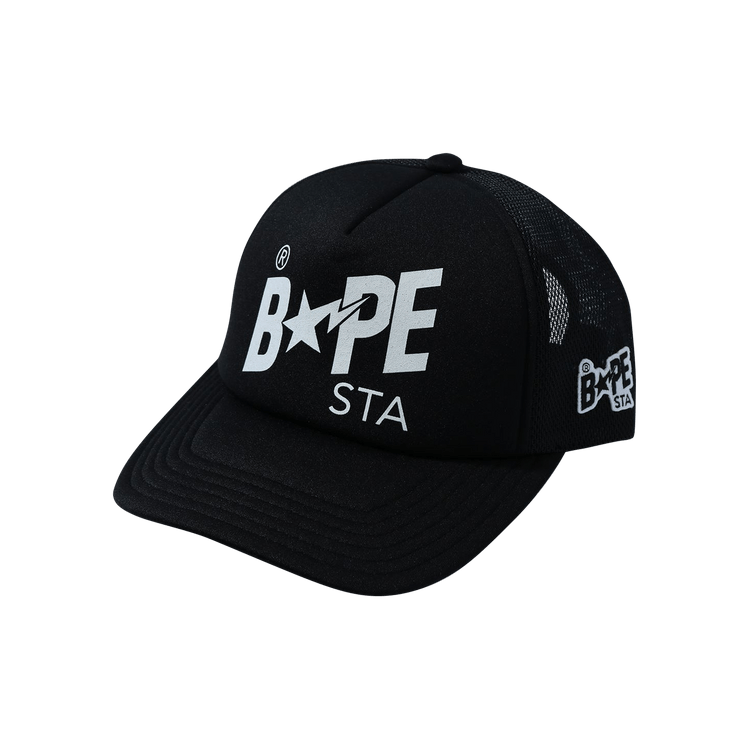 Buy BAPE Sta Mesh Cap 'Black' - 1H30 180 002 BLACK | GOAT