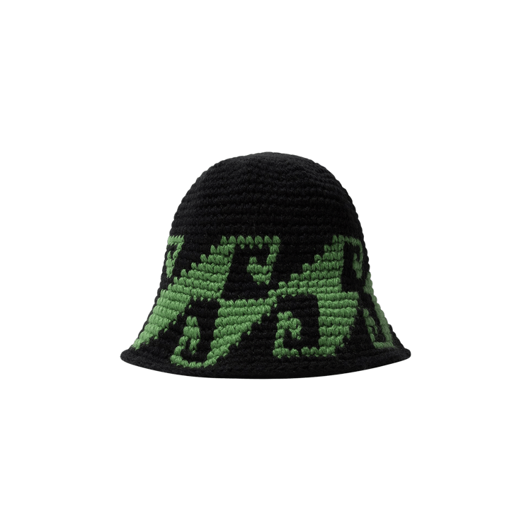 Buy Stussy Waves Knit Bucket Hat 'Black' - 1321057 BLAC | GOAT