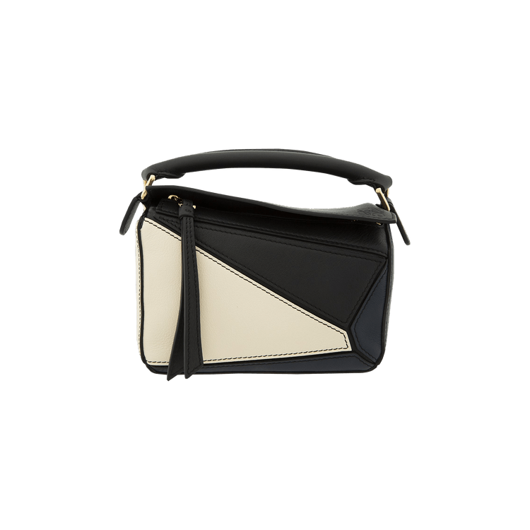 激安通販の Buy Loewe Puzzle Mini Bag 'Black/Angora' - A510U95X34 1676 その他