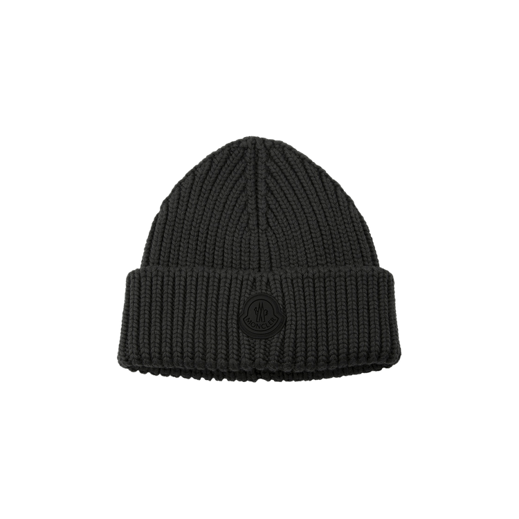 Moncler Plain Knit Hat 'Grey' GOAT