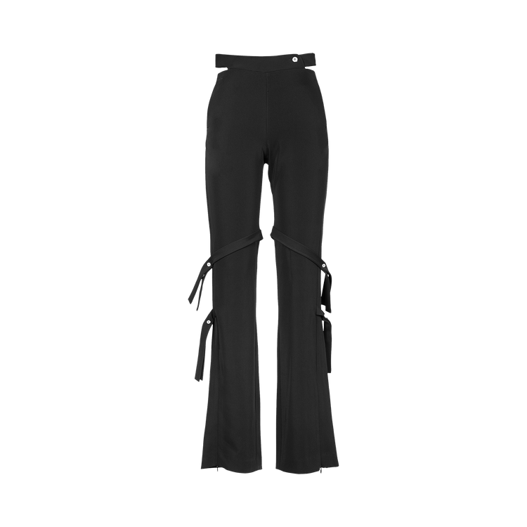 Buy C2H4 Bandage Sway Trousers 'Black' - R004 W106 | GOAT