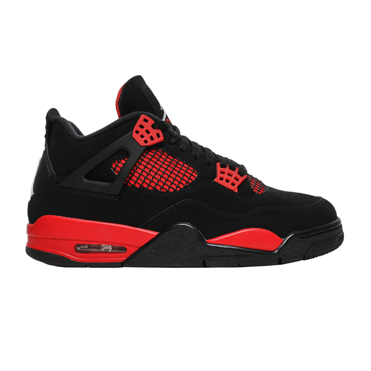 fire red jordan 4 goat