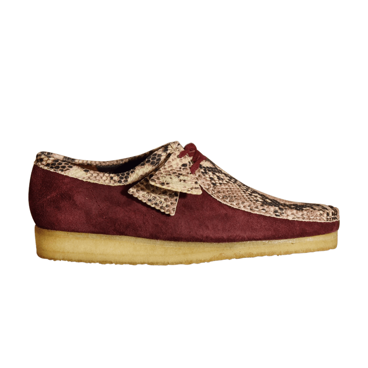 Concepts x Wallabee 'Snakeskin - Burgundy'