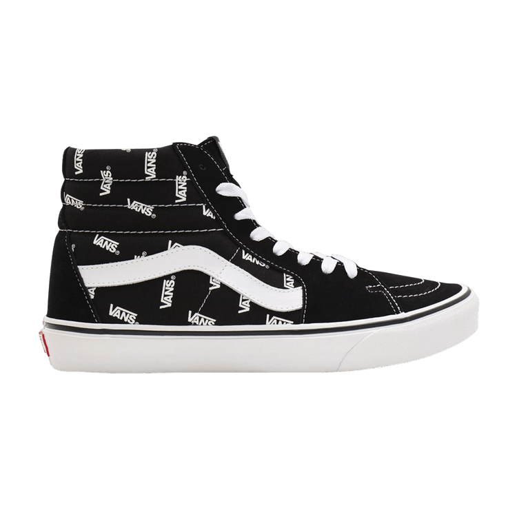 Sk8-Hi 'Vans Allover Logo - Black'