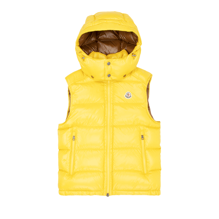 Moncler store vest yellow