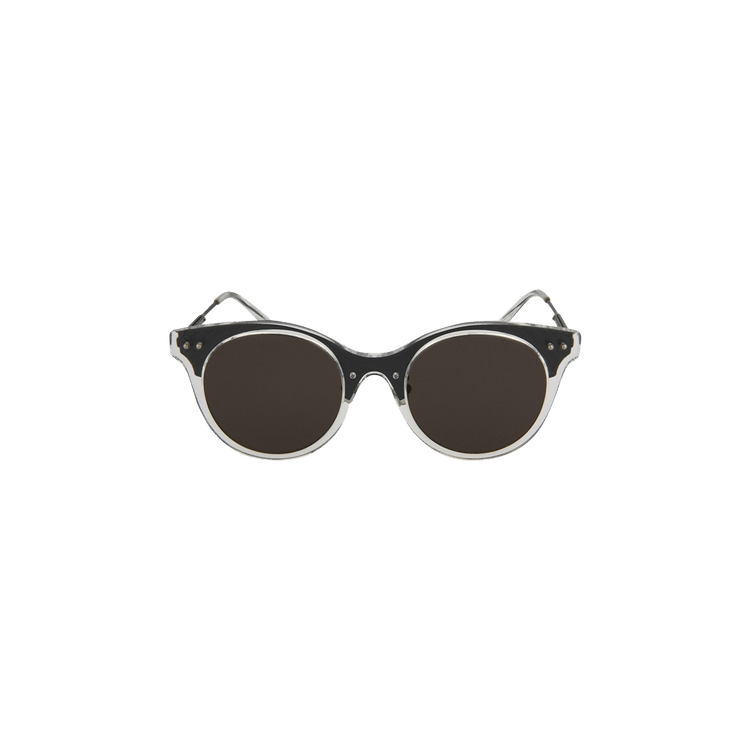 Buy Bottega Veneta Round Frame Acetate Sunglasses  display picture 2