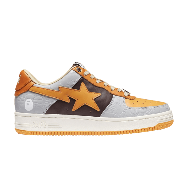Orange bapesta on sale